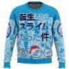 I Got Slimy That time I got reincarnated as a slime men sweatshirt FRONT mockup - Anime Ugly Sweater