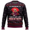 Its Beginning To Look a Lot Like Christmas Samurai X men sweatshirt FRONT mockup - Anime Ugly Sweater