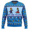 Its Time To Duel Yugioh men sweatshirt FRONT mockup - Anime Ugly Sweater