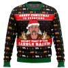 Joe Exotic Christmas Memes Tiger King men sweatshirt FRONT mockup 1 - Anime Ugly Sweater