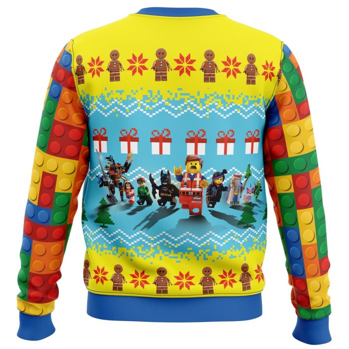 Lego Sweater back 1 - Anime Ugly Sweater