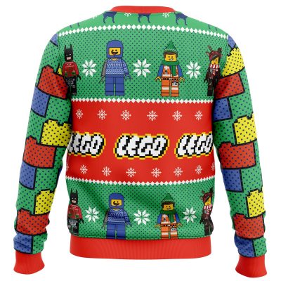 Lego Sweater back - Anime Ugly Sweater