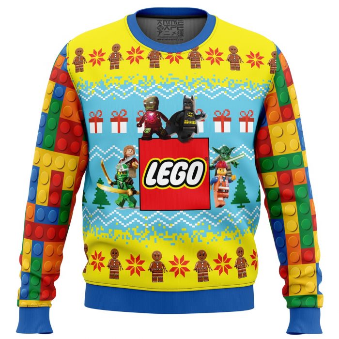 Lego Sweater front 1 - Anime Ugly Sweater