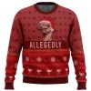 Letterkenny Allegedly men sweatshirt FRONT mockup - Anime Ugly Sweater