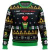 Link To My Heart Legend of Zelda PC men sweatshirt FRONT mockup - Anime Ugly Sweater