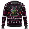 Mad Hatter Alice In Wonderland men sweatshirt FRONT mockup - Anime Ugly Sweater