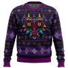 Majoras Mask Seamless Pattern The Legend of Zelda men sweatshirt FRONT mockup - Anime Ugly Sweater