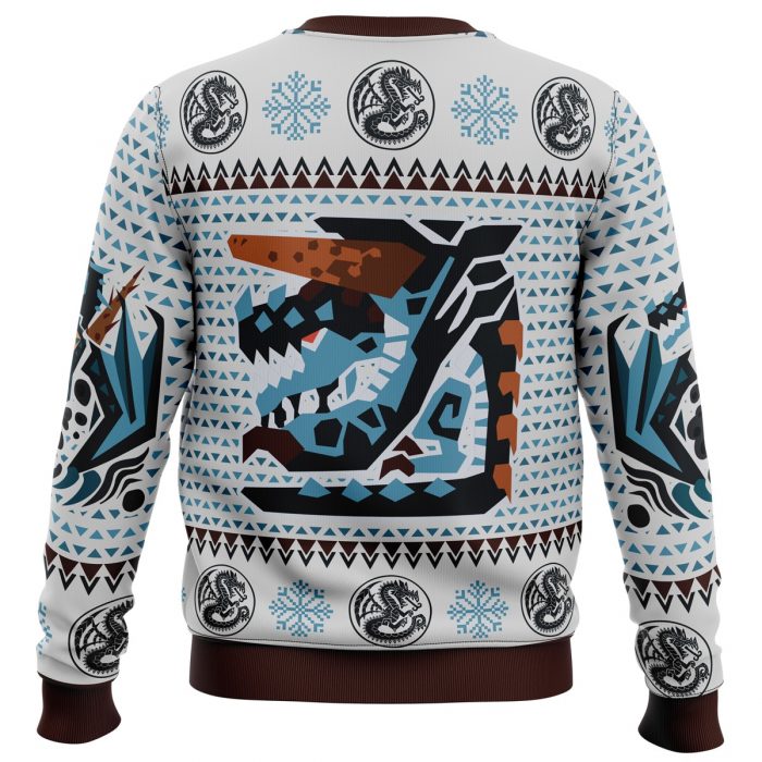 Monster Hunter Sweater back 1 - Anime Ugly Sweater