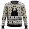 No Face and Soot Sprites Spirited Away men sweatshirt FRONT mockup - Anime Ugly Sweater