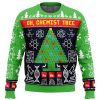 Oh Chemist Tree Science PC Ugly Christmas Sweater front mockup - Anime Ugly Sweater