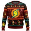 Samus Metroid PC men sweatshirt FRONT mockup - Anime Ugly Sweater