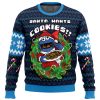 Santas Cookies Cookie Monster PC men sweatshirt FRONT mockup - Anime Ugly Sweater