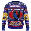 Sorry Santa Cobra Commander PC Ugly Christmas Sweater front mockup - Anime Ugly Sweater