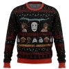 Studio Ghibli No Face Spirited Away men sweatshirt FRONT mockup - Anime Ugly Sweater