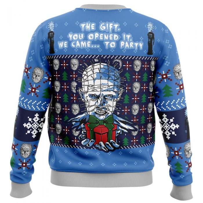 The Gift PH PC men sweatshirt BACK mockup 1 - Anime Ugly Sweater