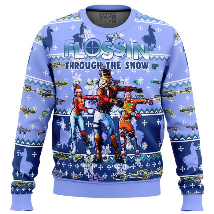 Ugly Christmas Sweater front 31 - Anime Ugly Sweater