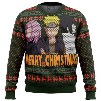 Ugly Christmas Sweater front 58 - Anime Ugly Sweater