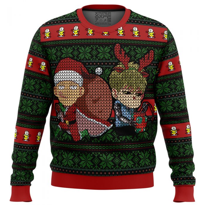 Ugly Christmas Sweater front 61 - Anime Ugly Sweater