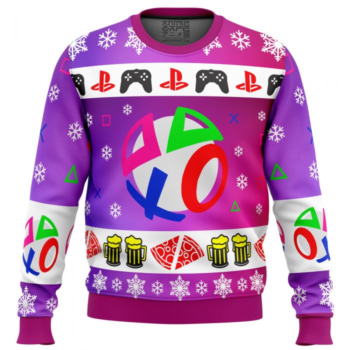 Ugly Christmas Sweater front 65 - Anime Ugly Sweater