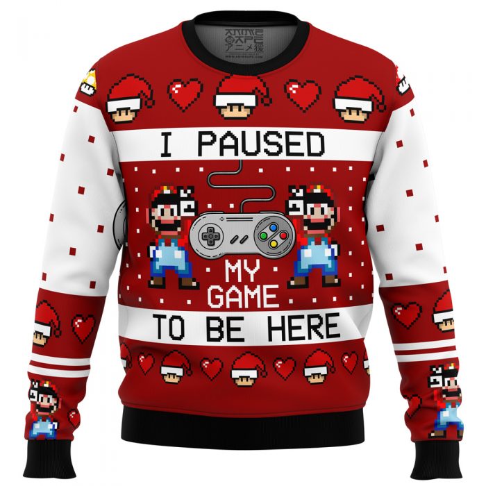 Ugly Christmas Sweater front 74 - Anime Ugly Sweater