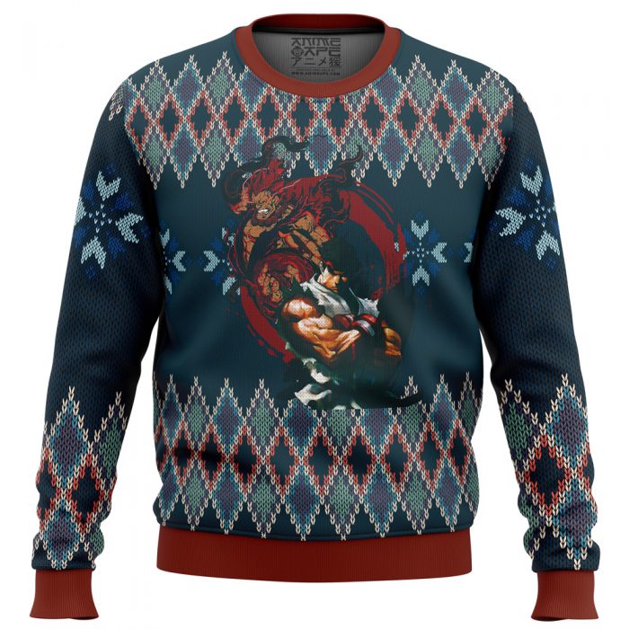 Ugly Christmas Sweater front 82 - Anime Ugly Sweater