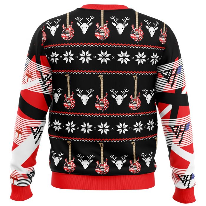 Van Halen Sweater back 1 - Anime Ugly Sweater