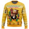 With This Hand With These Flames Katekyo Hitman Reborn men sweatshirt FRONT mockup - Anime Ugly Sweater