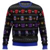 Xmas in Disguise Transformers PC Ugly Christmas Sweater front mockup - Anime Ugly Sweater