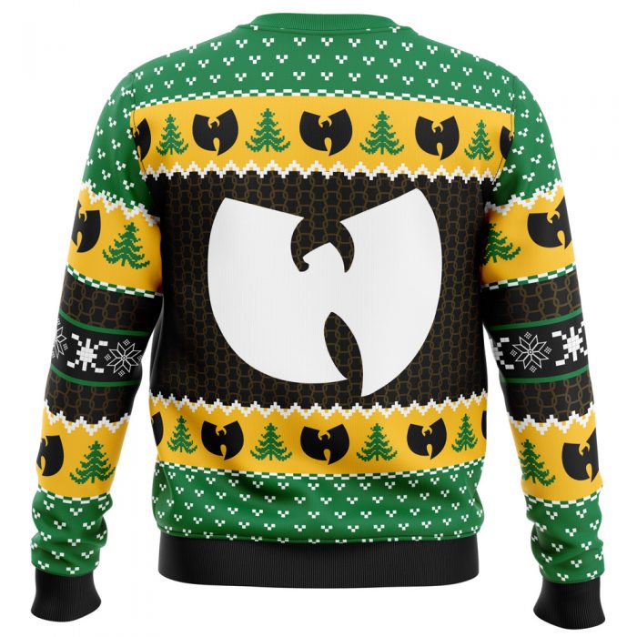 Yah Its Christmas Time Yo Wu Tang Clan men sweatshirt BACK mockup - Anime Ugly Sweater