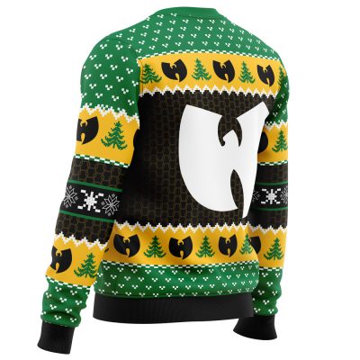 Yah Its Christmas Time Yo Wu Tang Clan men sweatshirt SIDE BACK mockup - Anime Ugly Sweater