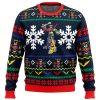 Yuletron Voltron PC Ugly Christmas Sweater front mockup - Anime Ugly Sweater