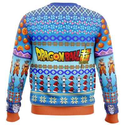 goku ui Sweater back - Anime Ugly Sweater