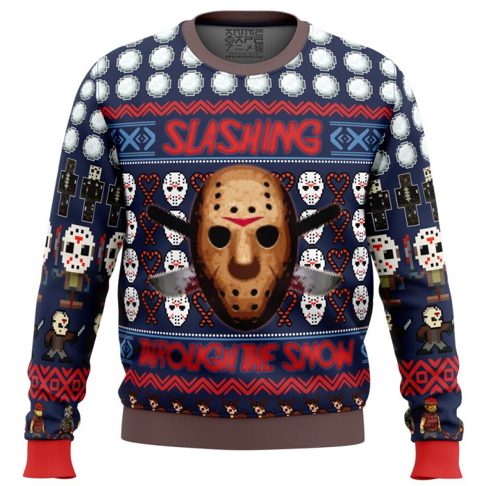 jason Sweater front - Anime Ugly Sweater