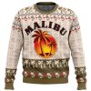 malibu Ugly Christmas Sweater front mockup - Anime Ugly Sweater