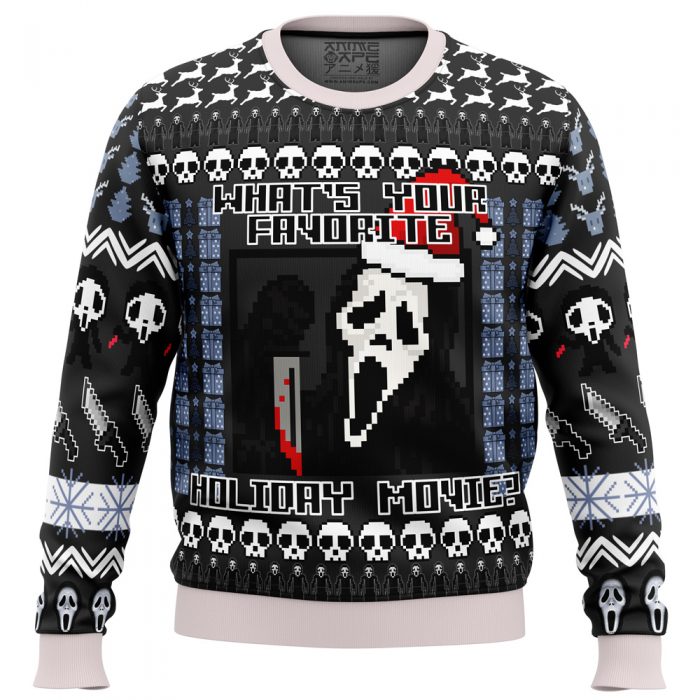 scream Sweater front - Anime Ugly Sweater