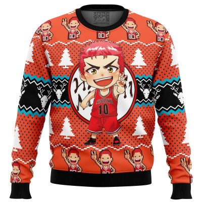 Sakuragi Hanamichi Slam Dunk Ugly Christmas Sweater