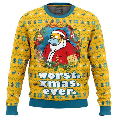 Worst Christmas Ever Simpsons Ugly Christmas Sweater